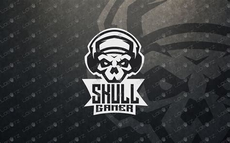 skull gamer skull gaming logo  sale lobotz