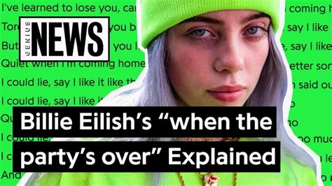 billie eilishs   partys  explained song stories mixtape tv songs billie