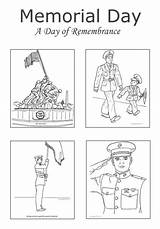 Patriotic Remebrance sketch template