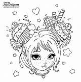 Coloring Pages Deviantart Jadedragonne Lineart Cupcake Copyright Books Printable Sweetheart Right Careers Color Getcolorings Fairy Choose Coloringpages Happiness Arrow Icon sketch template
