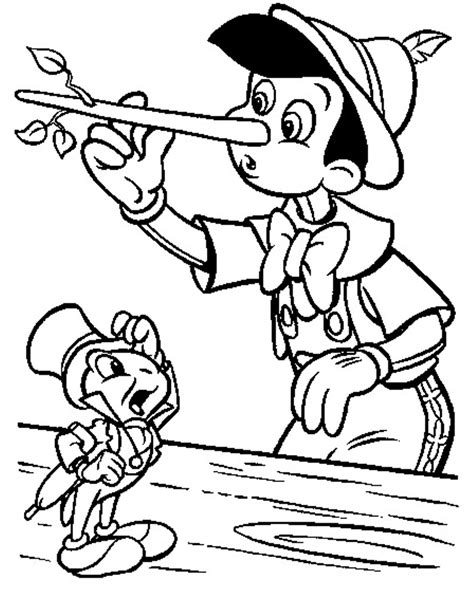 pinocchio  animation movies  printable coloring pages