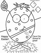 Coloring Easter Cave Egg City School Printable Pages House Church Collection Version Churchhousecollection sketch template