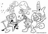 Coloring Pages Music Band Kids Printable Rock Spongebob Fun Week Clarinet Color Logo Everfreecoloring Print Template sketch template