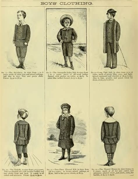 victorian boys suits norfolk sailor playtime victorian