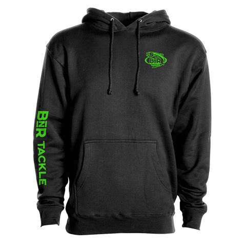 black green hoodie front bnr tackle