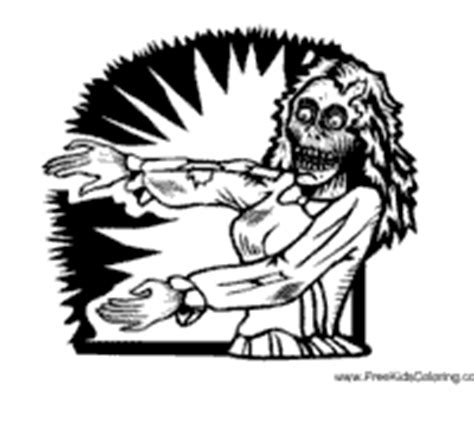 zombie coloring pages surfnetkids