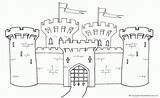 Castle Coloring Medieval Pages Castles Drawing Easy Colouring Draw Print Step Pdf Click Disney Bowser Kids Printable Times Version Which sketch template