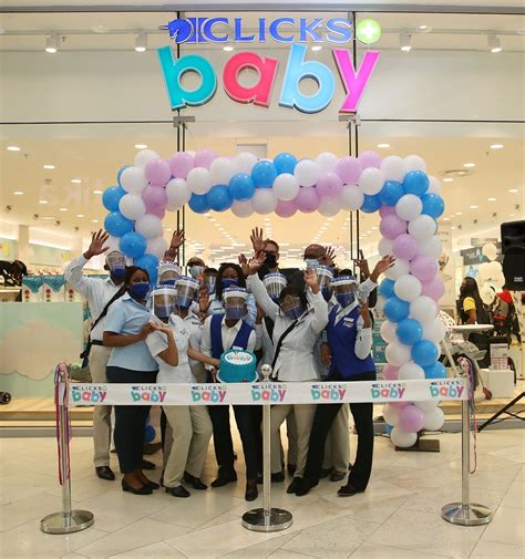 clicks  opened  baby store  wider aisles  prams  areas