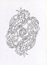 Celtic Viking Carvings sketch template