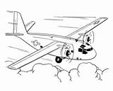 Cargo Plane Colouring Pages Drawing Military Aircraft sketch template
