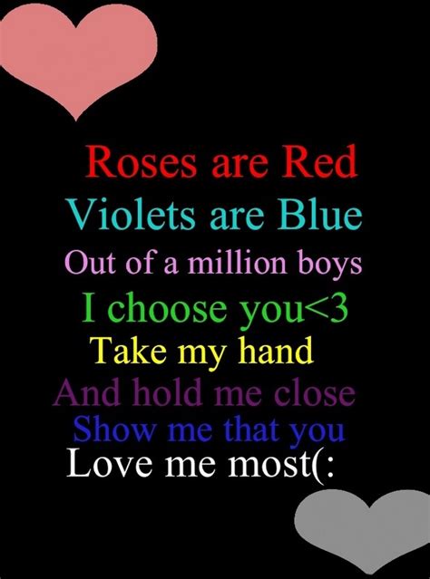 roses are red violets are blue love poem