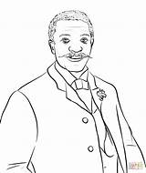 Coloring George Crum Pages History Month Printable Drawing Famous People African American Supercoloring Categories sketch template