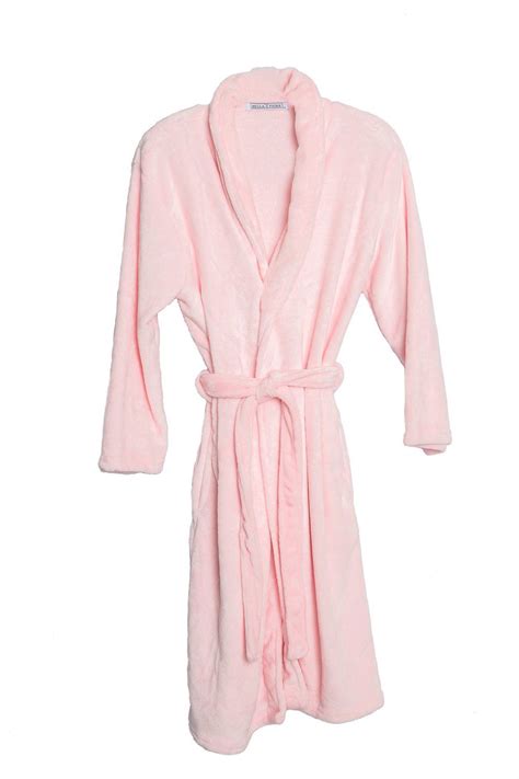ultra plush spa robe  pink spa robe womens cotton robes robe