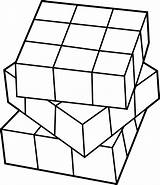 Rubiks Rubix Rubik Rubika Cubo Kostka Kolorowanki Colouring Cubes Lineart Sweetclipart Dzieci Rubics Kleurplaten Icon Clipground sketch template