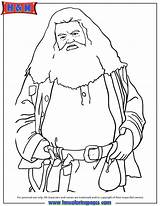 Hagrid Fluffy Gentle Tributes sketch template