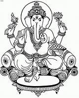 Coloring Pages Drawing Parvati Goddess Book Ganesha Clip Azcoloring sketch template