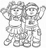 Children Around Coloring Pages Getcolorings sketch template