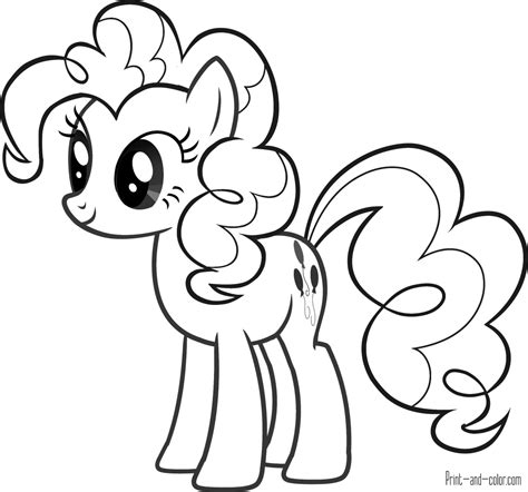 pony coloring pages print  colorcom