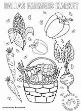 Coloring Market Pages Sheets Farmers Popular sketch template