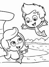 Bubble Guppies Coloring Pages Sheets Molly Printable Gil sketch template