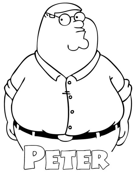 family guy cartoons  printable coloring pages