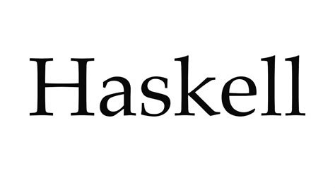pronounce haskell youtube