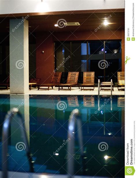 pool   spa center stock image image  wood sport