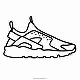 Coloring Sneaker Pages Comments sketch template