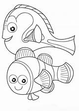 Dory Coloring Nemo Pages Finding Printable Kids Drawing Sheets Getdrawings sketch template