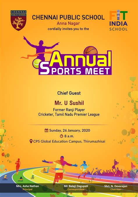 annual sports meet anna nagar sports invitations sports meet