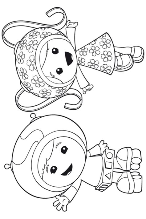 kids  funcom coloring page team umizoomi geo  milli