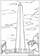Monumento Colorkid Obelisco Maracay Waszyngtona Pomnik Ellis Estatua Cascate Niagara Libertad Kolorowanka Stany Zjednoczone Vereinigten Amerika Staaten Freiheitsstatue Amerikanische Flagge sketch template