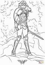 Wonder Woman Coloring Pages Adults Getcolorings Wonderwoman sketch template