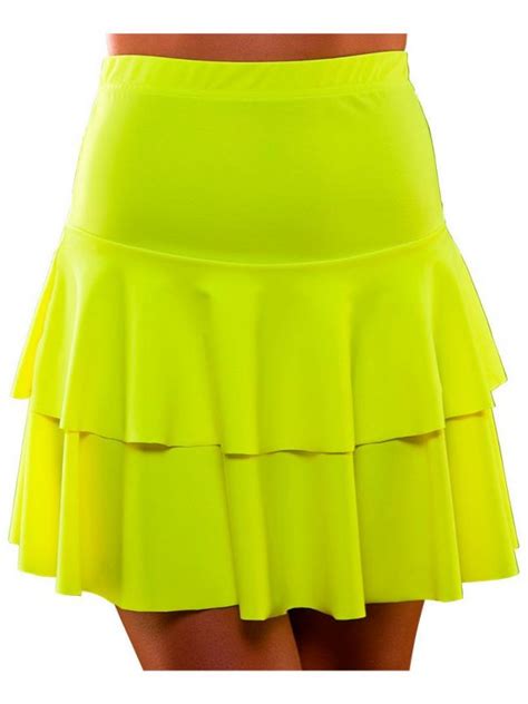 rok neon geel feestkledingnl