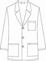Lab Coat Drawing Unisex Length Half L203 Paintingvalley sketch template