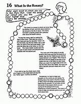 Rosary Prayer Mysteries Hail Ccd Joyful Activities Sorrowful Religion Commandments Believer Ec0 Pray Jays Page16 sketch template