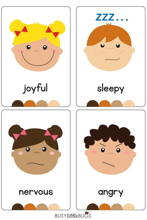 emotions flash cards   great learning tool   children