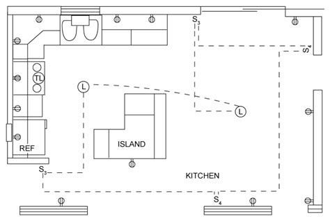 simple kitchen wiring diagram