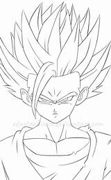 Gohan Lineart Ssj2 Coloring Dragon Ball Super Pages Goku Drawing Dbz Fotos Drawings Deviantart Anime Do Draw Searches Recent Gogeta sketch template