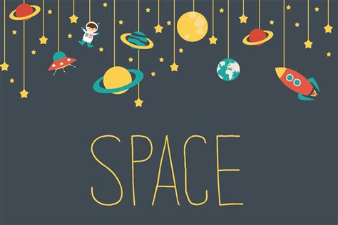 space custom designed illustrations creative market