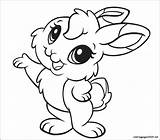 Coloring Bunny Cute Pages Baby Bunnies Realistic Printable Rabbit Getcolorings Color Kawaii Colouring Drawings Drawing Print Colorings Easter sketch template