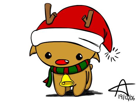 cute cartoon christmas reindeer christmas reindeer