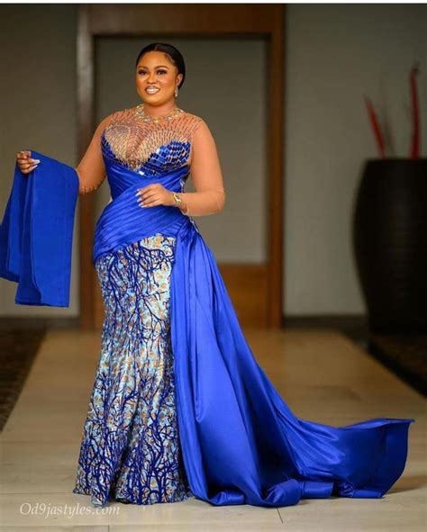 Ovation Owambe Blue Lace Styles A Must Have For All Wedding Guests