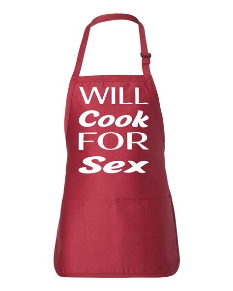 will cook for sex apron