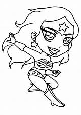 Wonderwoman Heros Femme Maravilla Héros Coloriages Kawaii Cute Ausmalbilder Inspirant Heroines Superhelden Drawing sketch template