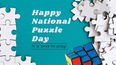 national puzzle day  january   day  puzzling fun