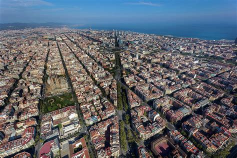 aerial view  barcelona photograph  siqui sanchez fine art america