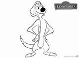 Lion Pages Coloring Guard Timon Printable Print Kids sketch template