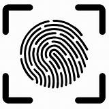 Fingerprint Biometric Detect Iconfinder Clipground sketch template