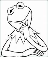 Coloring Kermit Piggy Pages Frog Miss Bullfrog Getdrawings Drawing Getcolorings Bank Print Printable Leaping Impressive sketch template